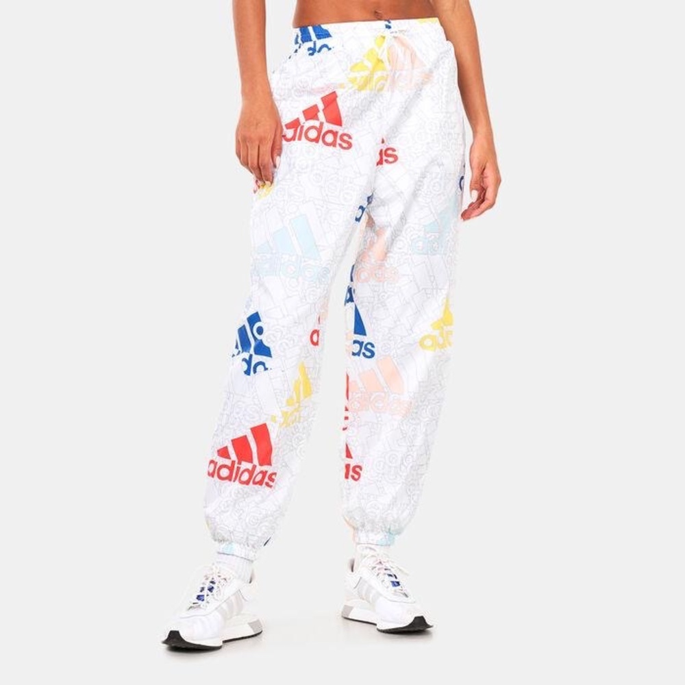 Vintage Retro Adidas waterproof loose fit funky graphic Y2K